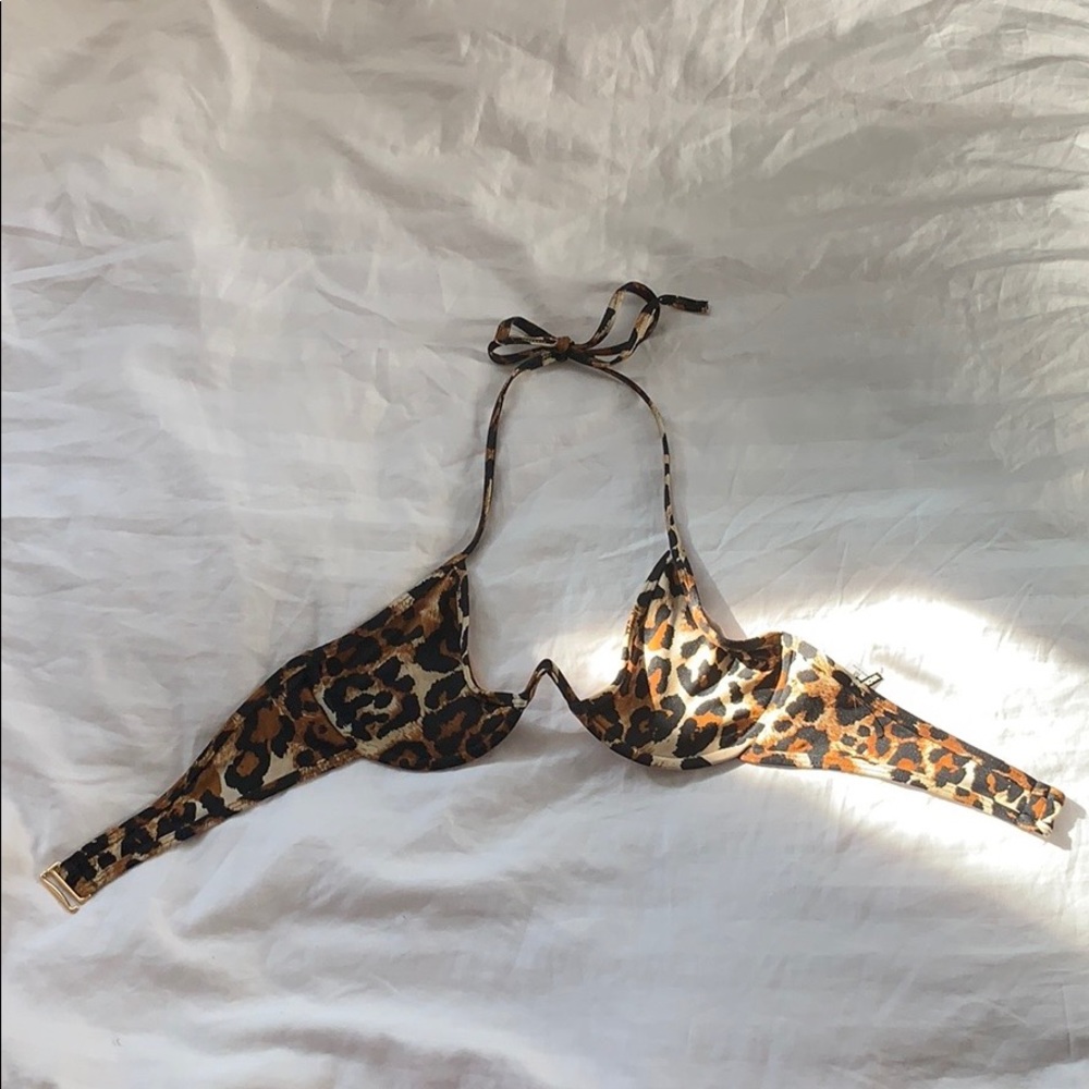 Cheetah print bikini (JUST THE TOP)